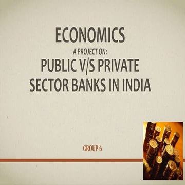 Public vs private sector banks in india