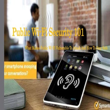 Public Wi-Fi security 101