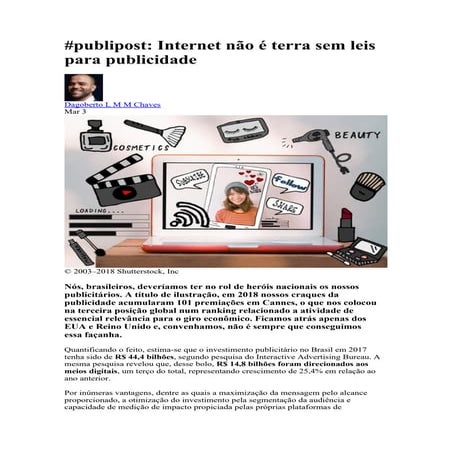 Internet não é terra sem leis para publicidade