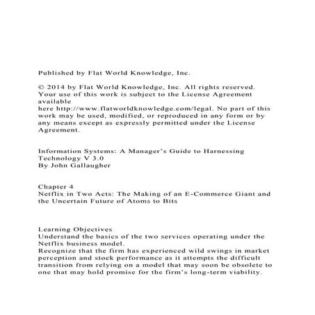 Published by Flat World Knowledge, Inc.© 2014 by Flat .docx