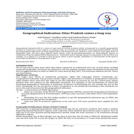 Published paper g.i. in u.p. | PDF