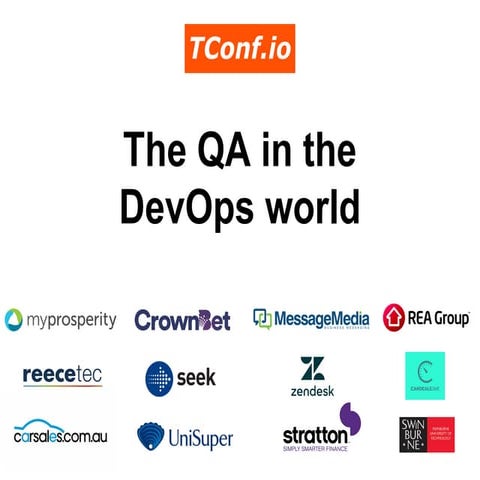 The QA in the DevOps world