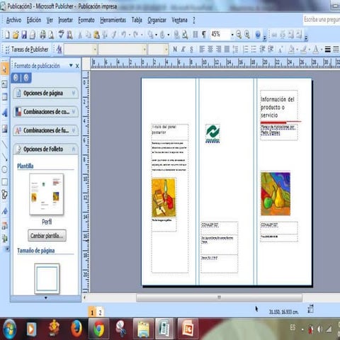 Publisher practica 07-hacer un triptico