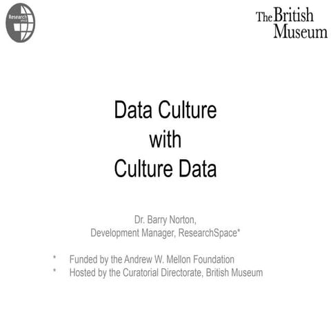 Data Culture / Culture Data