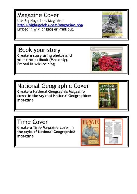 Publishing choices
