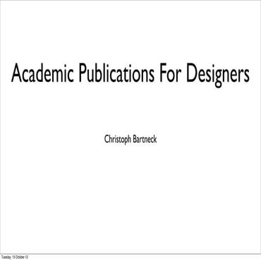 Publishing design