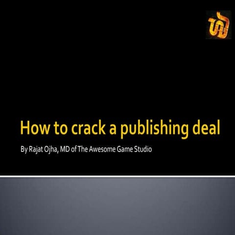 How to crack a publishing deal