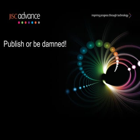 Publish or be damned