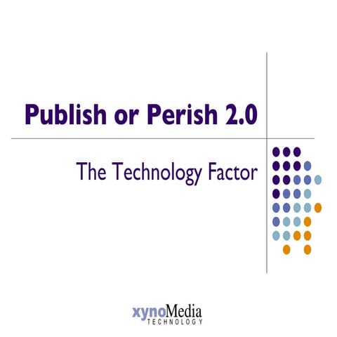 Publish Or Perish