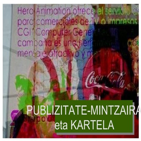 Publizitatea eta kartela