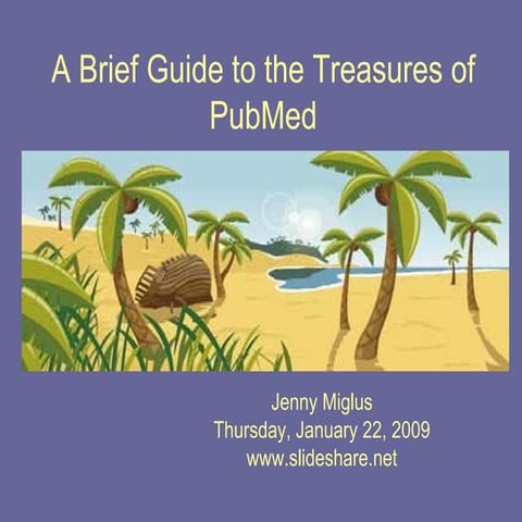 Introduction to PubMed for LIS students | PPTX