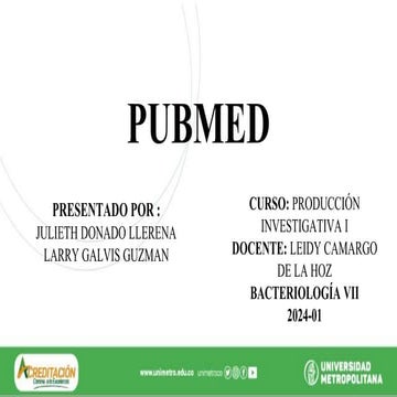 PMID que es y usos | PDF