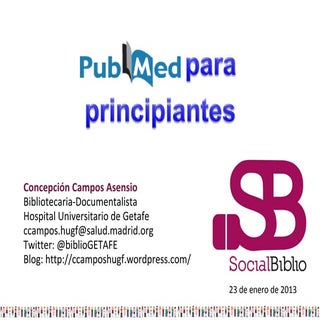 Pubmed para principiantes