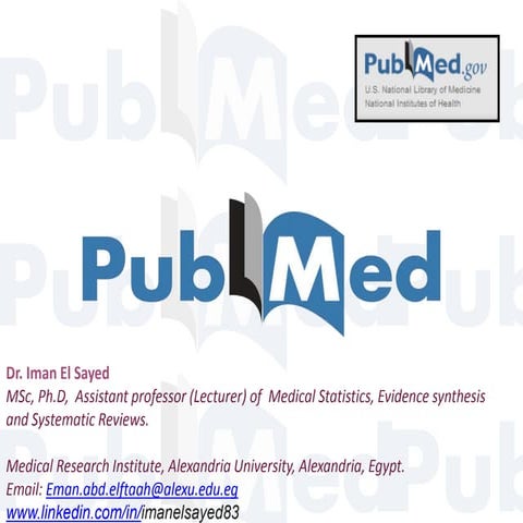 Evidence Based Medicine Master degree Course (Lecture 5) : How to search MEDL...