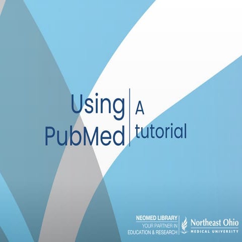 PubMed Search Tutorial
