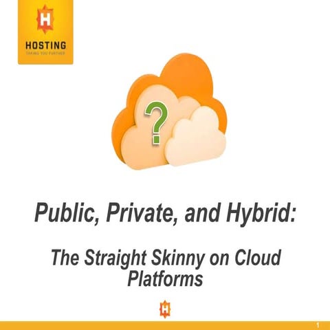 The Straight Skinny on Cloud Platforms