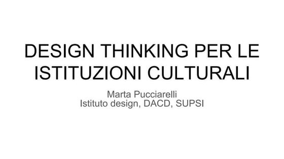 Design thinking - parte 1 | PDF