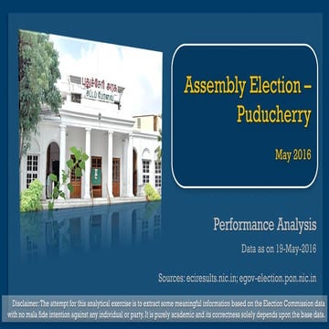Puducherry Assembly Elections 2016