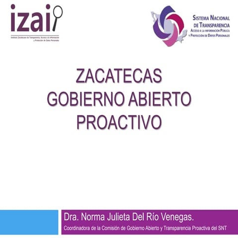 Práctica exitosa en la implementación y ejecución del modelo de gobierno abie...