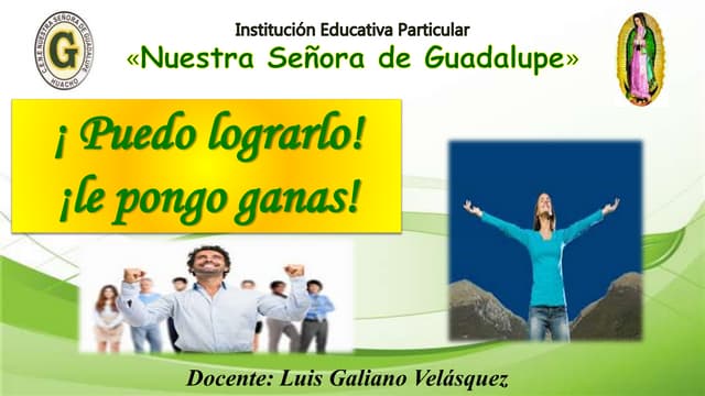 Puedo lograrlo (iv unidad) segundo