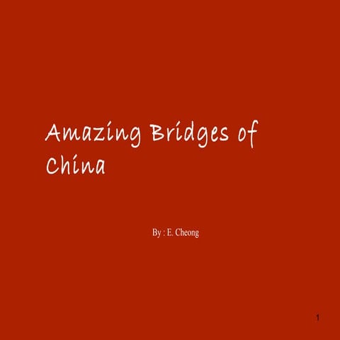Puentes de China