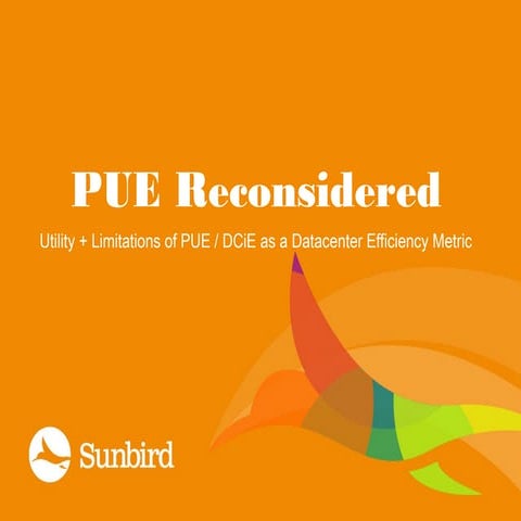 PUE Reconsidered