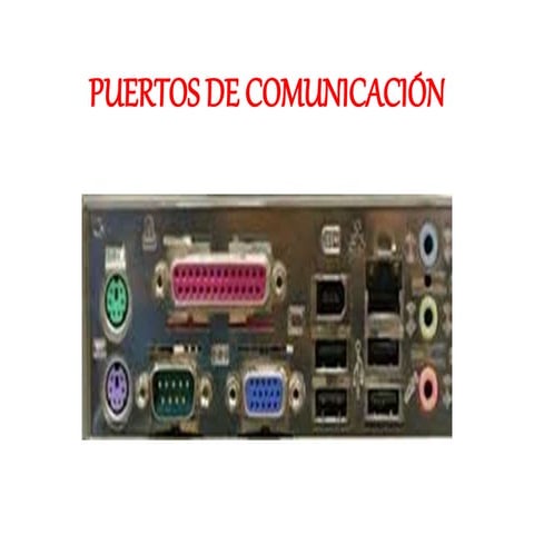 Puertos de comunicación  jhonatan suarez  gil