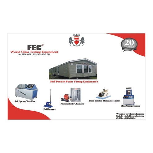 Testing/Manufacture/Puff & panel Testing Equipment | PDF
