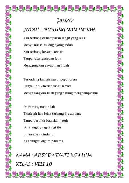 Free Gambar Puisi Lingkungan Hidup Terbaru by Cikimm