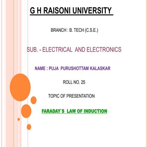 faraday's law of induction