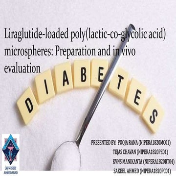 Liraglutide in Diabetes 