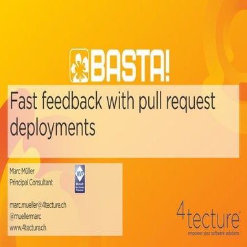 BASTA Spring 2023 - SCHNELLES FEEDBACK MIT PULL REQUEST DEPLOYMENTS