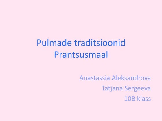 Portugali Pulmad | PPTX