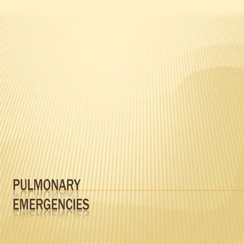 Pulmonary