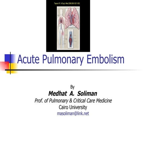 Pulmonary Embolism