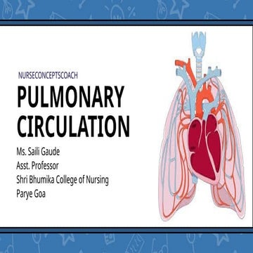 PULMONARY CIRCULATION- Pulmonary artery and vein.pptx