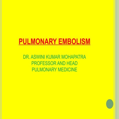 Pulmonary embolism 2