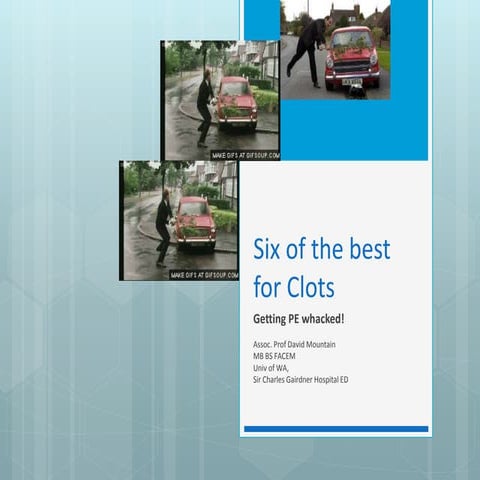 Pulmonary embolism update