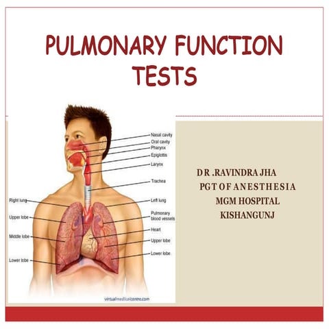 Pulmonary function test