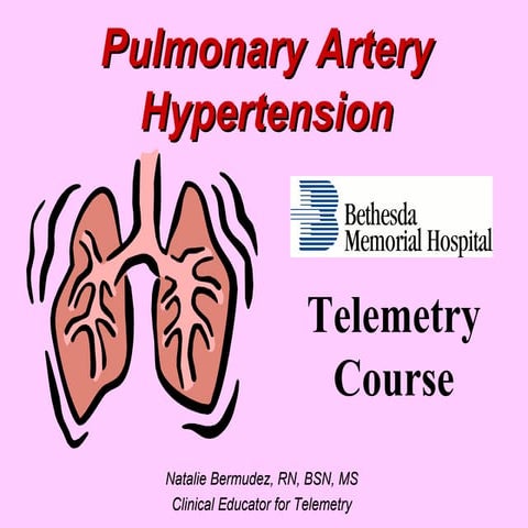 Pulmonary hypertension