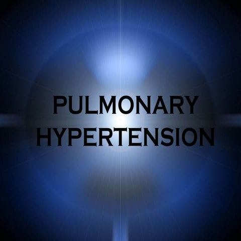 Pulmonary hypertension