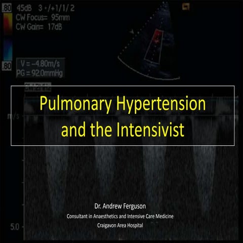 Pulmonary hypertension and the Intensivist