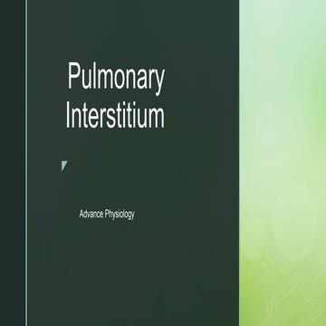 Pulmonary Interstitium.pptx
