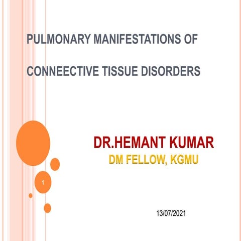 Pulmonary manifestations of collagen vascular diseases