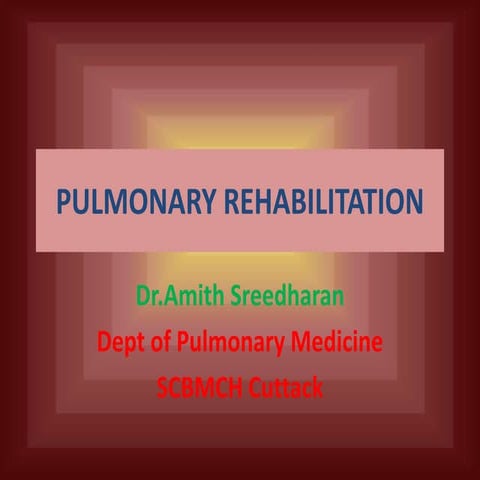 Pulmonary Rehabilitation