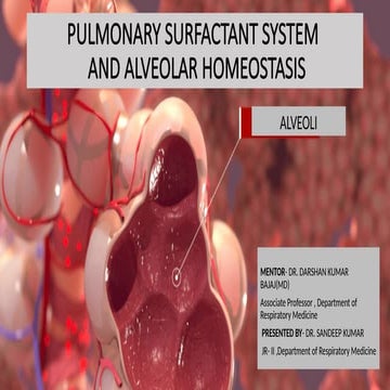 PULMONARY SURFACTANT SYSTEM Pulmonary Medicine.pptx