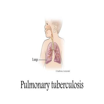 Pulmonary tuberculosis