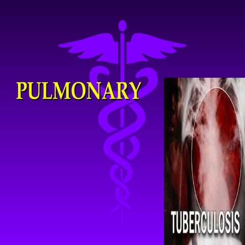Pulmonary tuberculosis..ptt