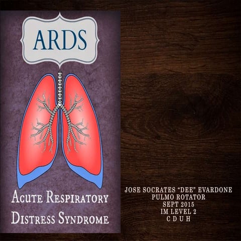 ARDS Acute Respiratory Syndrome