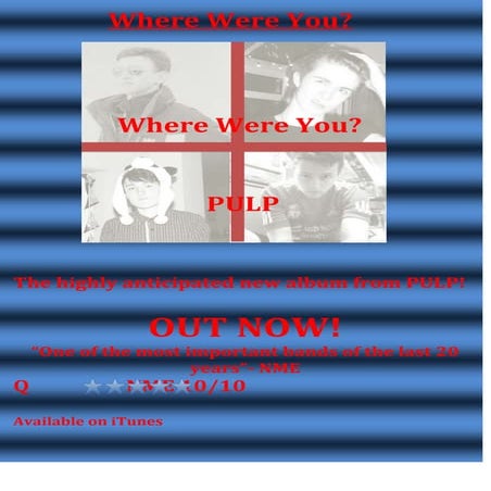 Advert For Album Release